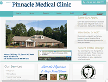 Tablet Screenshot of pinnaclemedicalclinic.com